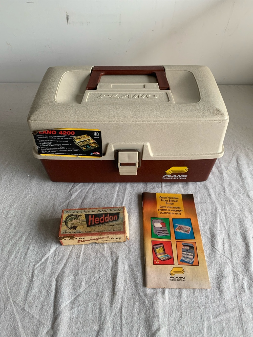 Vtg Plano 4200 Plastic tackle Box